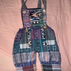 Colorful Patchwork Kids One Piece
